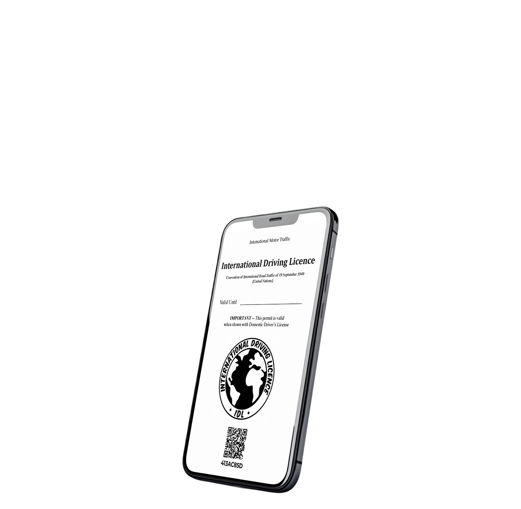 Digital International Driving Licence